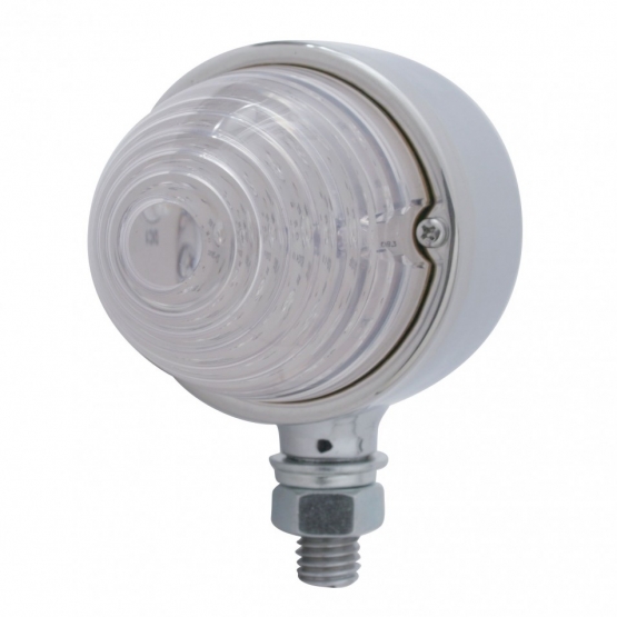 17 LED Beehive Single Face Light - Amber LED/Clear Lens