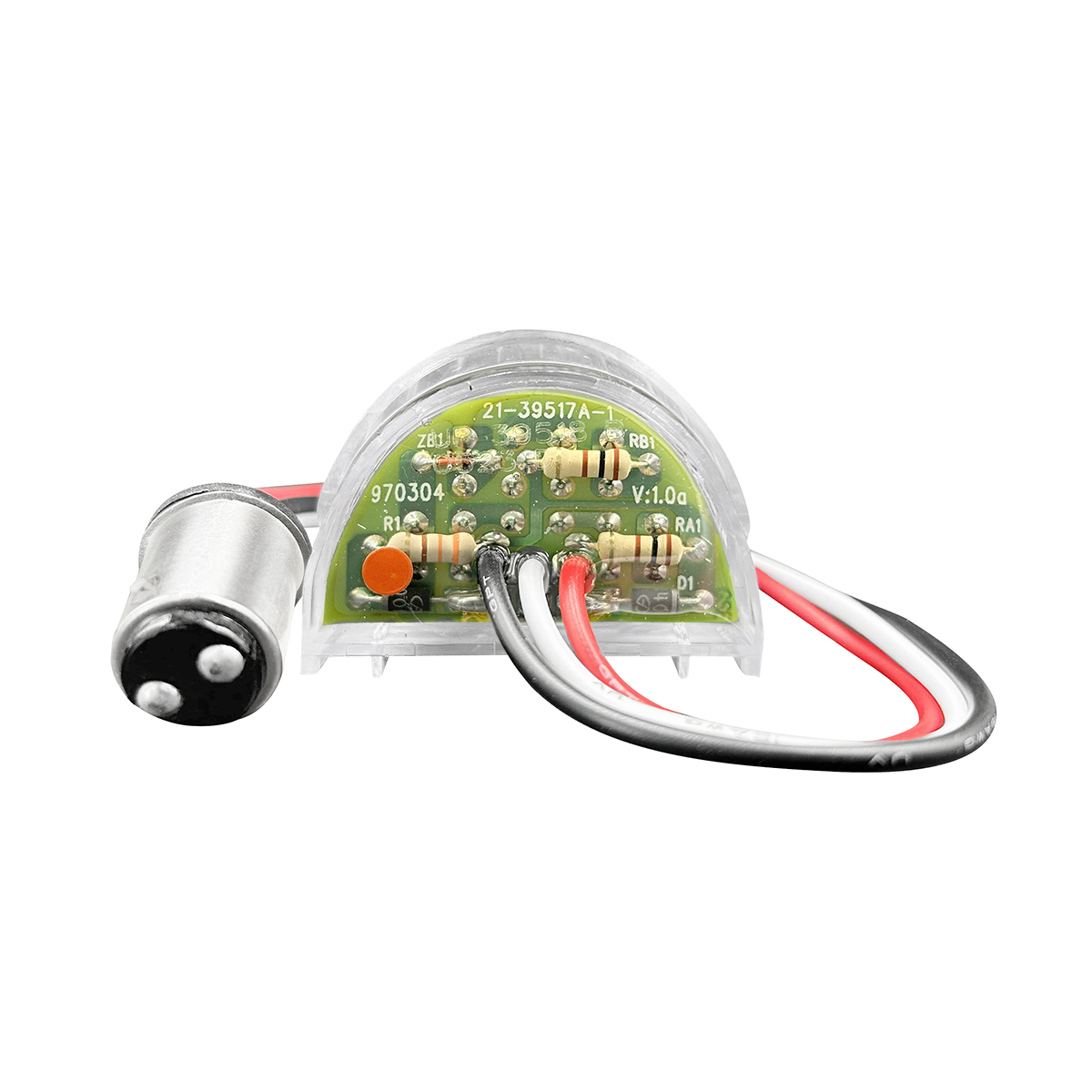 5 LED Dual Function Guide Headlight Turn Signal Light - Amber LED/Clear Lens (Bulk) - Thumbnail 6