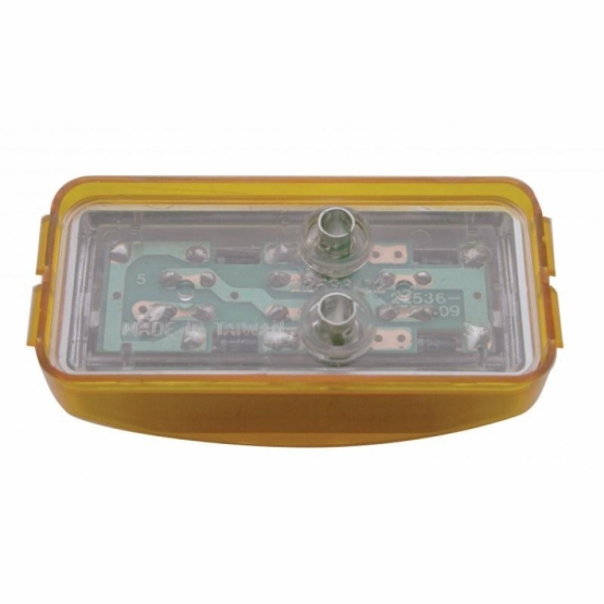 3 LED Reflector Light (Clearance/Marker) - Amber LED/Amber Lens - Thumbnail 4