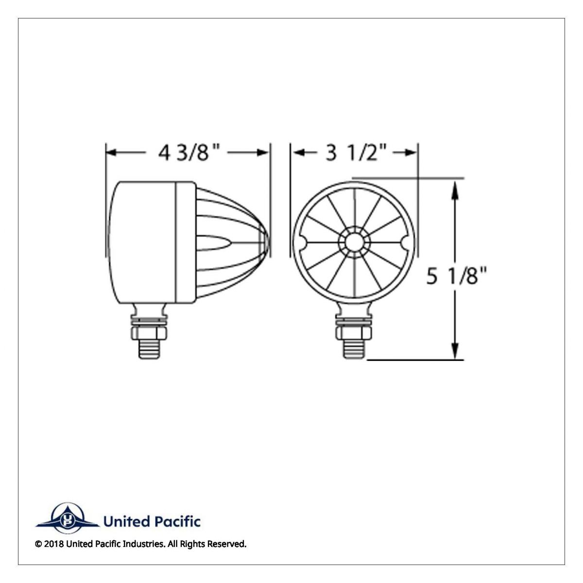 17 LED Dual Function Reflector Single Face Light - Amber LED/Amber Lens - Thumbnail 6