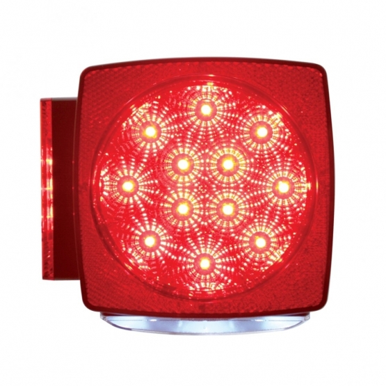Over 80" Wide LED Reflector Submersible Combination Tail Light With License Light (Bulk)