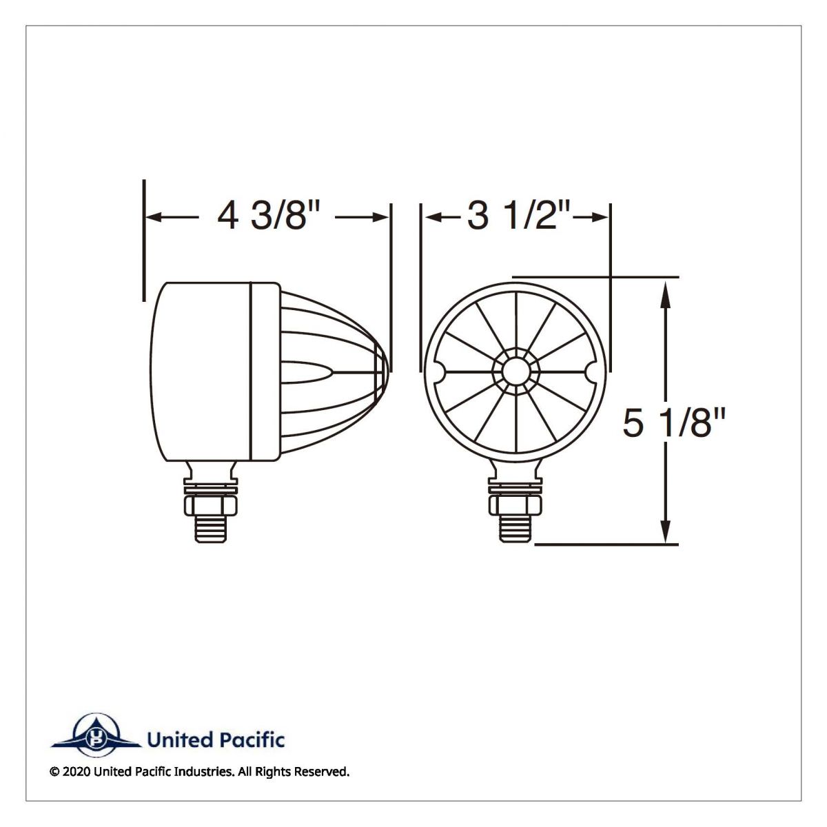 17 LED Reflector Single Face Light - Red LED/Red Lens - Thumbnail 2