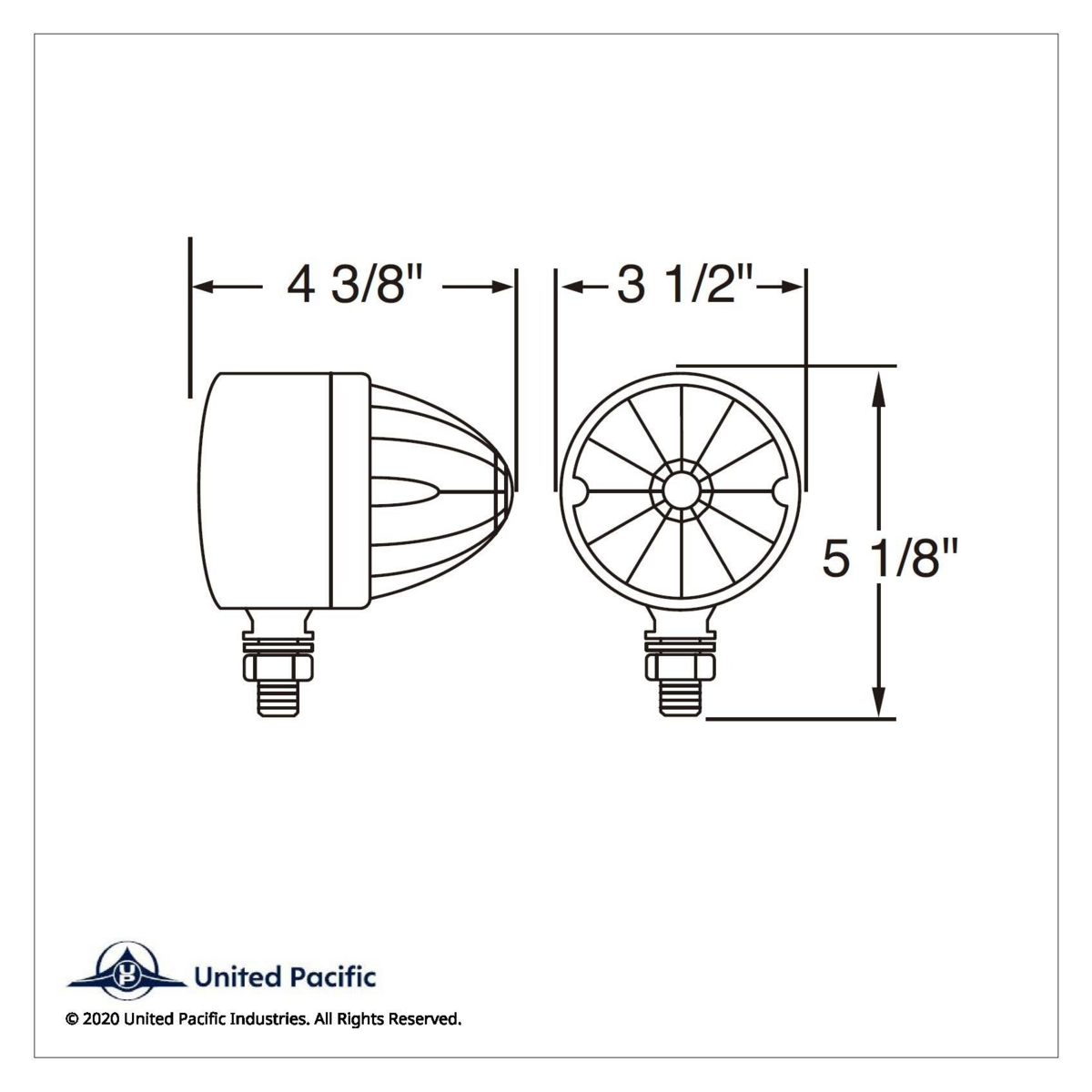 17 LED Reflector Single Face Light - Amber LED/Clear Lens - Thumbnail 3