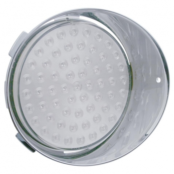 61 LED Freightliner Daytime Running Light (Passenger) - Amber LED/Clear Lens - Thumbnail 2