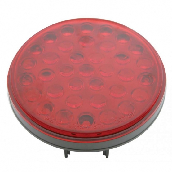 36 LED 4" Round Light (Stop, Turn & Tail) - Red/Red Lens (Bulk) - Thumbnail 3