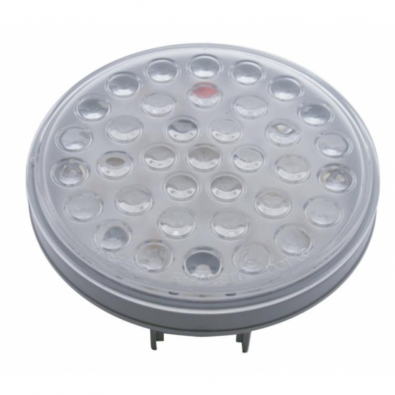 36 LED 4" Round Light (Stop, Turn & Tail) - Red/Clear Lens (Bulk) - Thumbnail 2