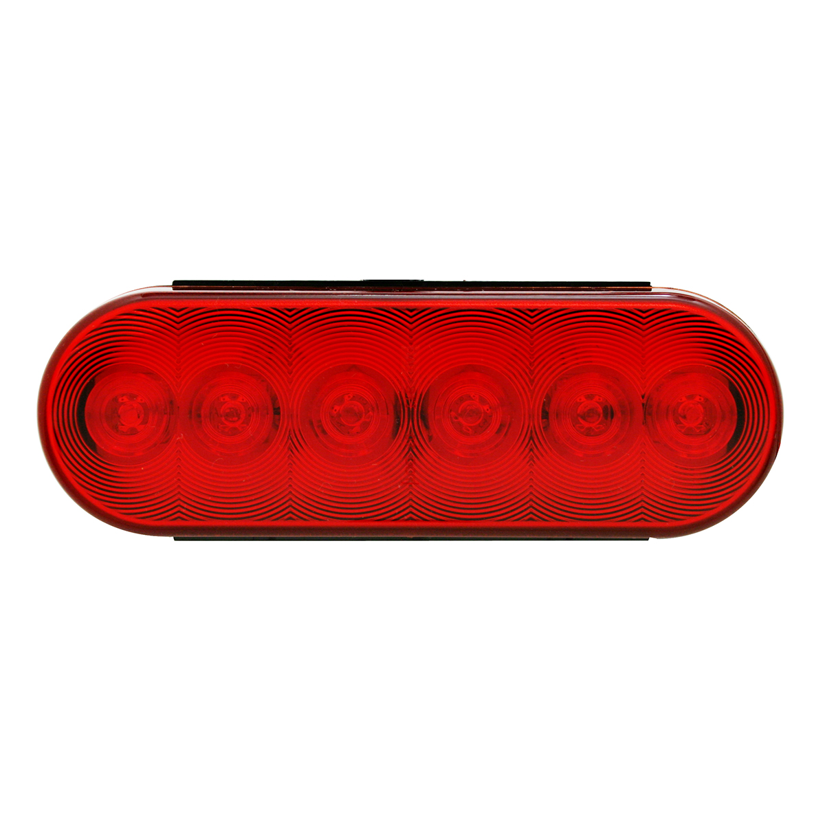 6 LED Oval Light (Stop, Turn & Tail) - Red LED/Red Lens (Bulk) - Thumbnail 2