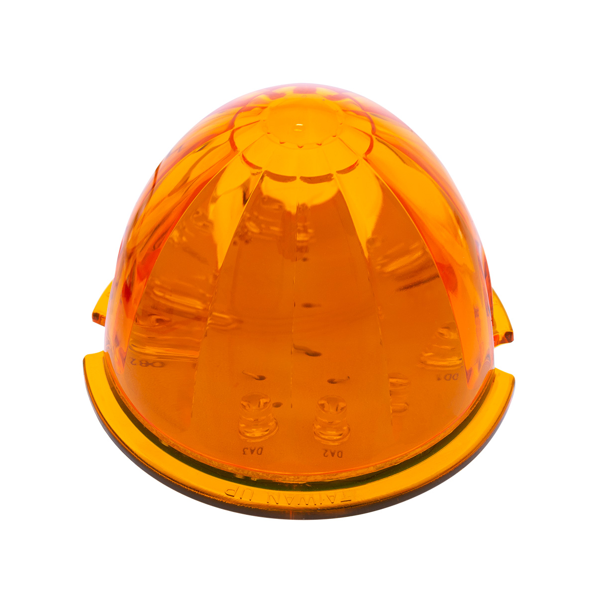 17 LED Dual Function Watermelon Cab Light - Amber LED/Amber Lens (Bulk) - Thumbnail 2