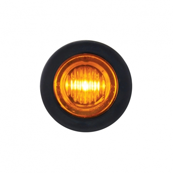 3 LED 3/4" Mini Light (Clearance/Marker) - Amber LED/Amber Lens (Bulk)