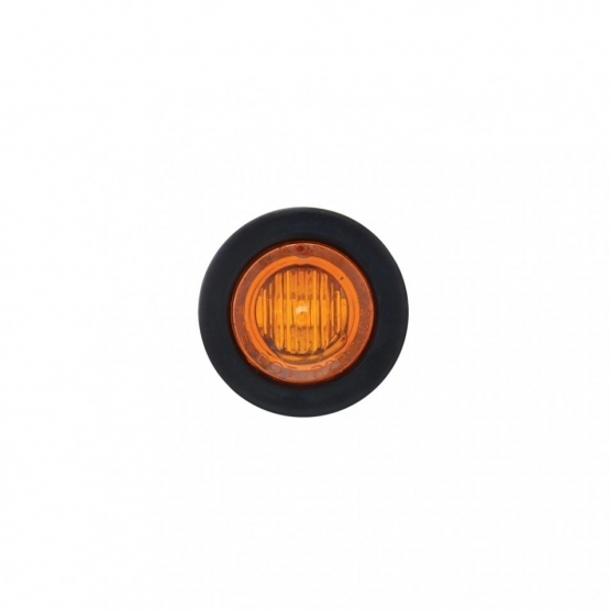 3 LED 3/4" Mini Light (Clearance/Marker) - Amber LED/Amber Lens (Bulk) - Thumbnail 2