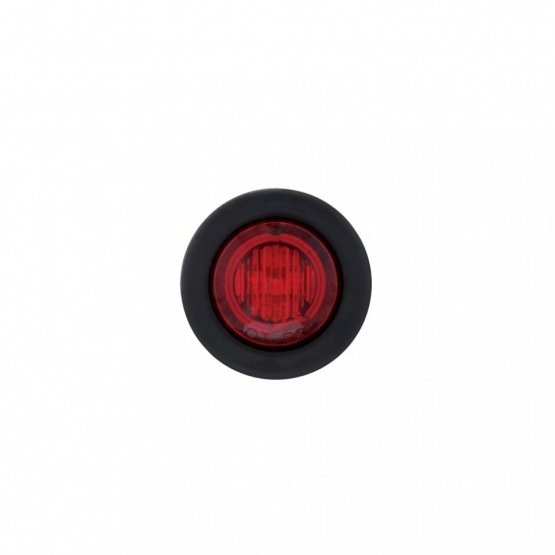 3 LED 3/4" Mini Light (Clearance/Marker) - Red LED/Red Lens (Bulk) - Thumbnail 2