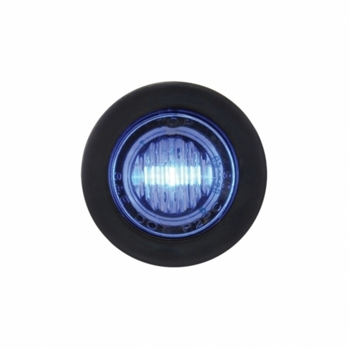 3 LED 3/4" Mini Light (Auxiliary/Utility) - Blue LED/Clear Lens - Thumbnail 4
