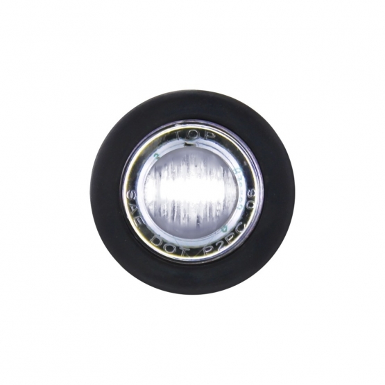 3 LED 3/4" Mini Light (Auxiliary/Utility) - White LED/Clear Lens