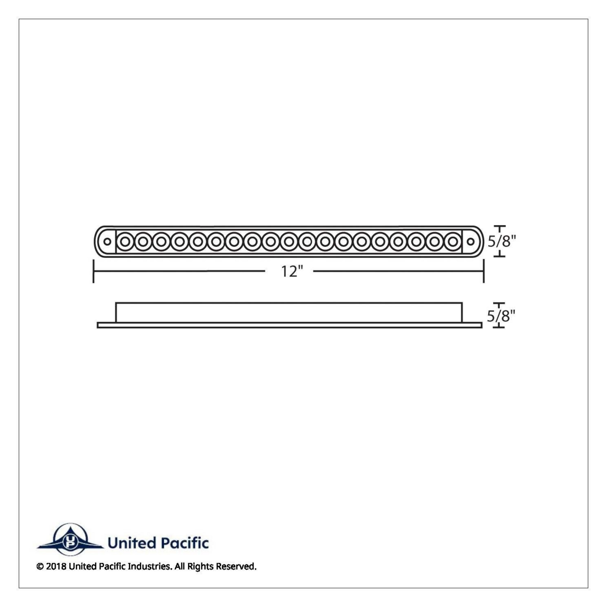 19 LED 12" Reflector Turn Signal Light Bar - Amber LED/Clear Lens (Bulk) - Thumbnail 4