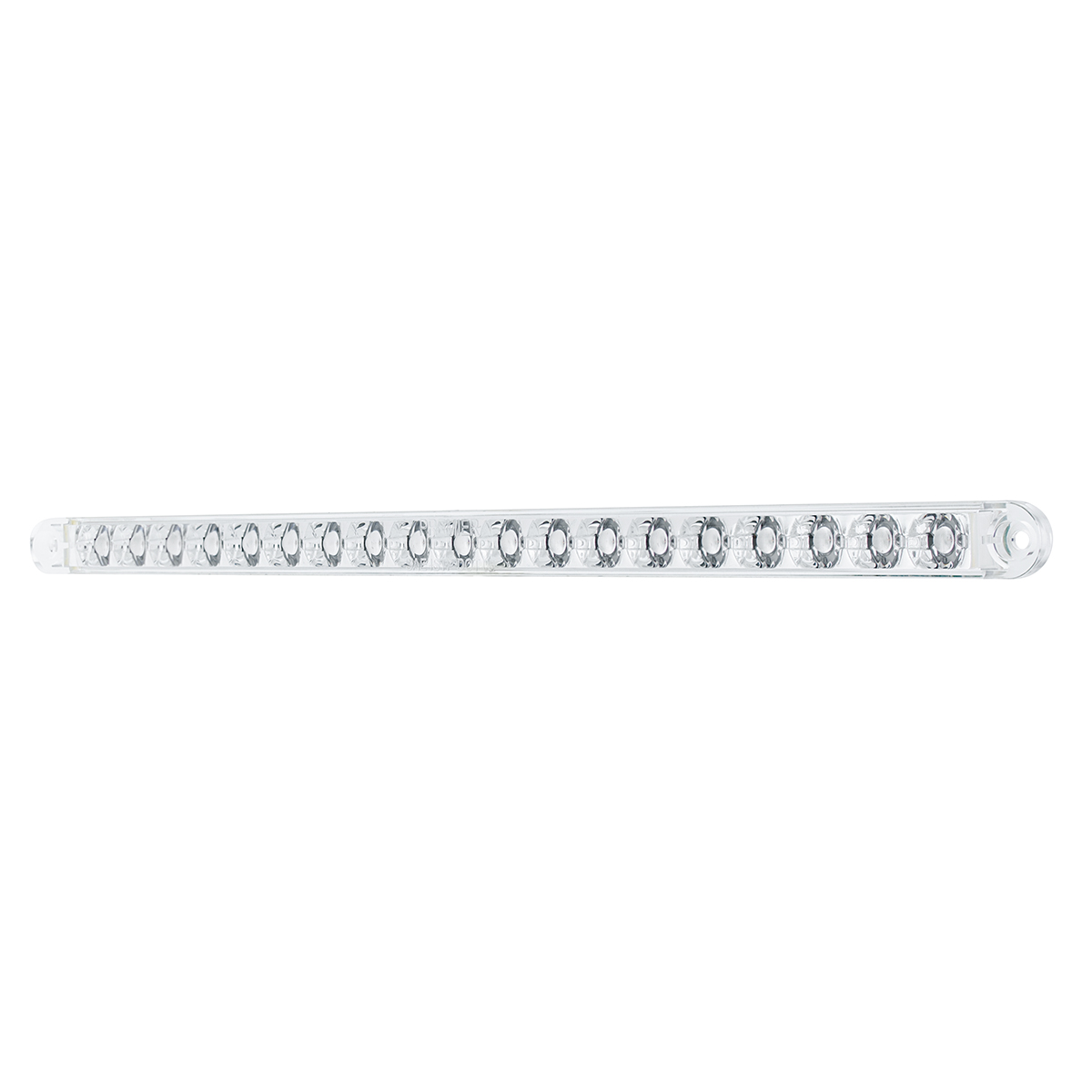19 LED 12" Reflector Light Bar (Stop, Turn & Tail) - Red LED/Clear Lens (Bulk) - Thumbnail 4