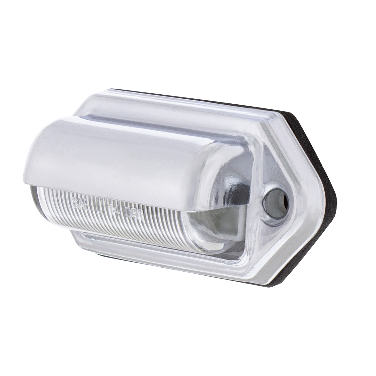 2 White LED Chrome License Plate Light/Utility Light - Competition Series - Thumbnail 4