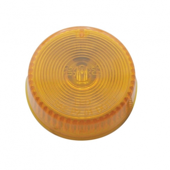 Single LED 2" Round Light (Clearance/Marker) - Amber LED/Amber Lens (Bulk) - Thumbnail 2