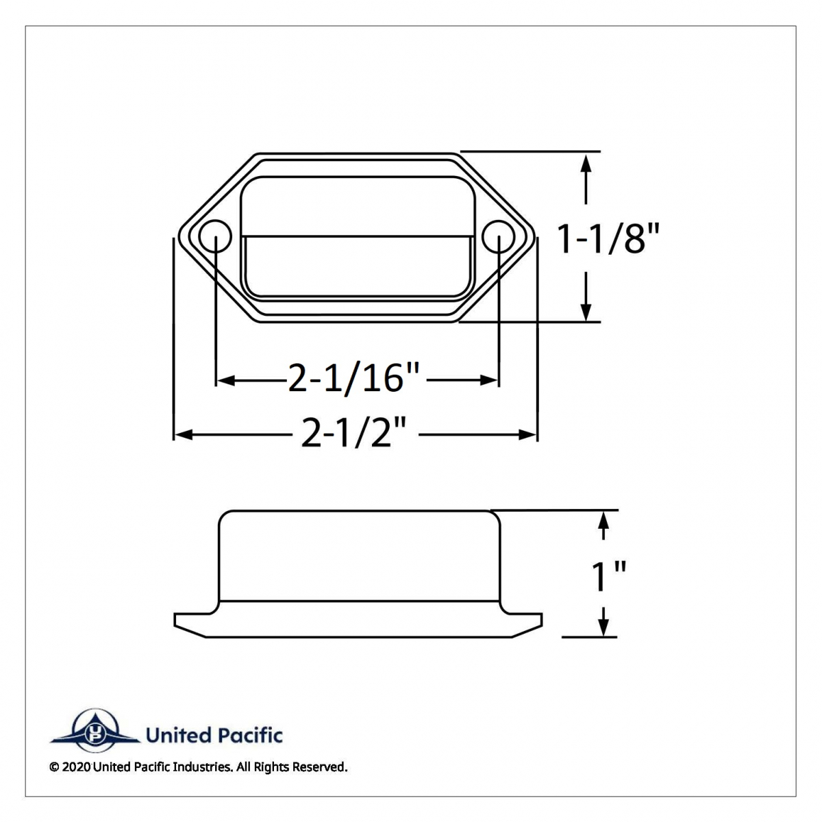 4 White LED Chrome License Plate Light/Utility Light (Bulk) - Thumbnail 5