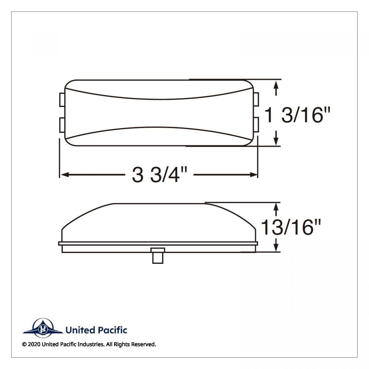 12 LED Rectangular Auxiliary/Utility Light - White LED/Clear Lens - Thumbnail 3