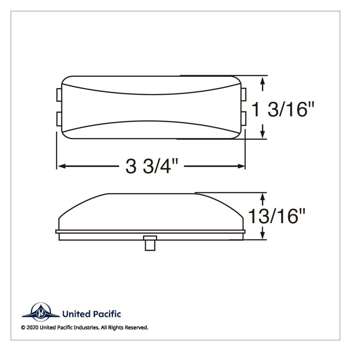12 LED Rectangular Auxiliary/Utility Light - White LED/Clear Lens - Thumbnail 4