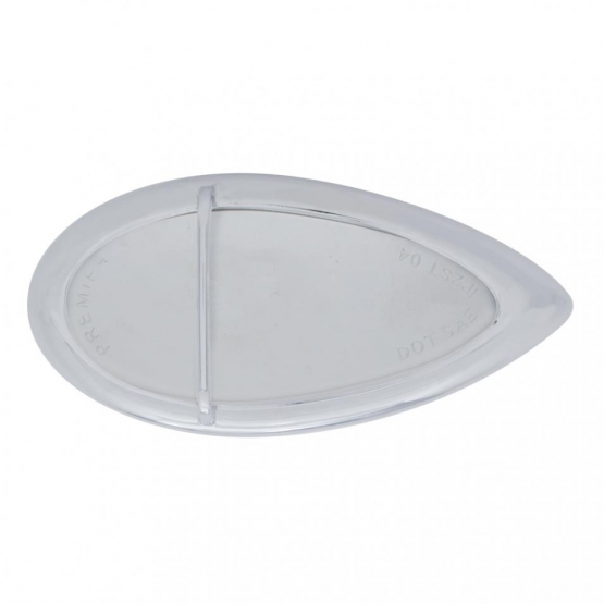 39 LED Flush Mount "Teardrop" Light (Stop, Turn & Tail) - Red LED/Chrome Lens - Thumbnail 2