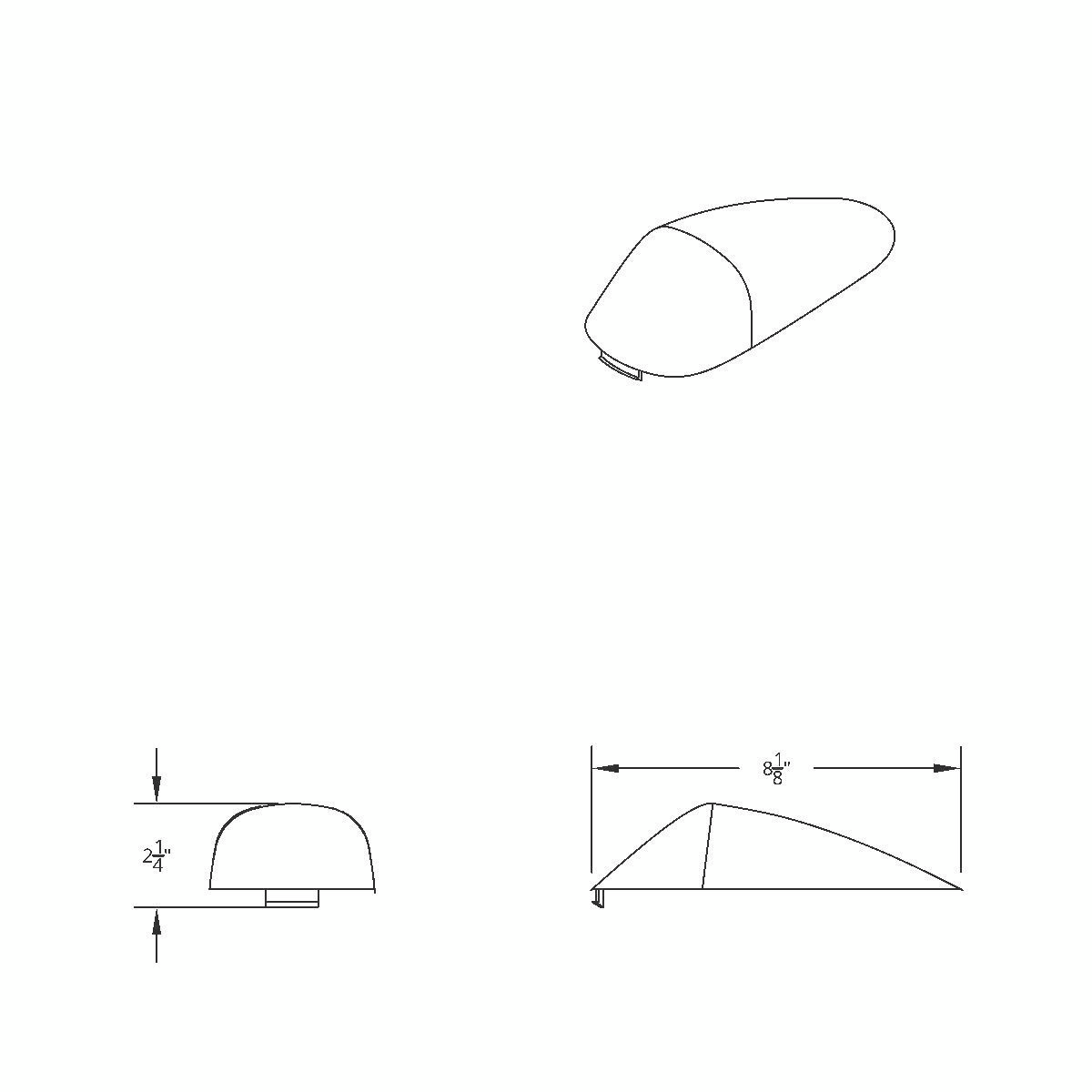19 LED Grakon 2000 Cab Light - Amber LED/Clear Lens - Thumbnail 3