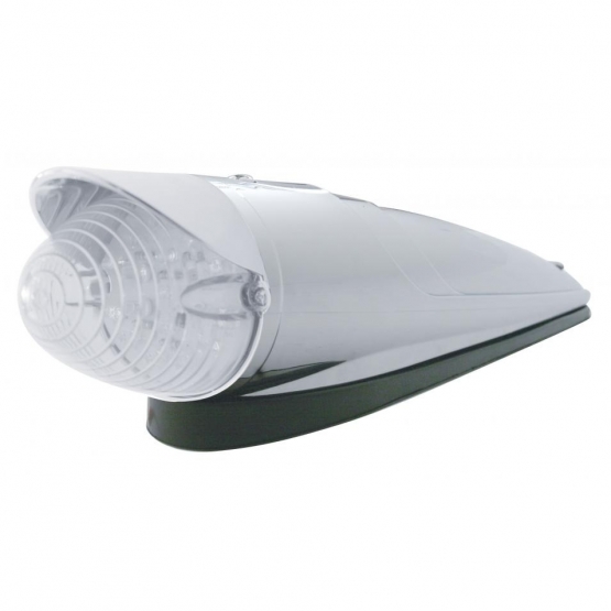 19 LED Beehive Grakon 1000 Cab Light Kit With Visor - Amber LED/Clear Lens