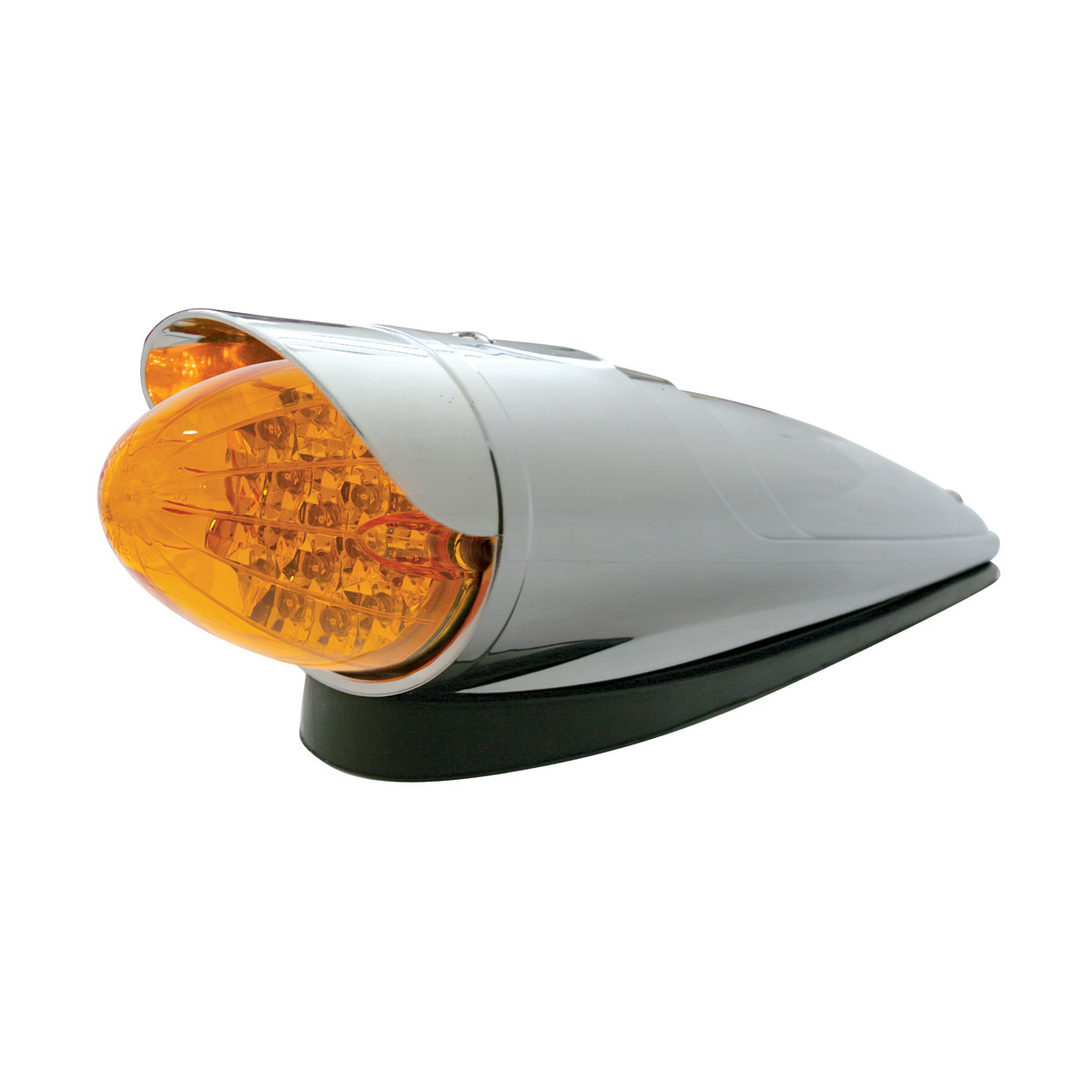 19 LED Reflector Grakon 1000 Cab Light Kit With Visor - Amber LED/Amber Lens - Thumbnail 2