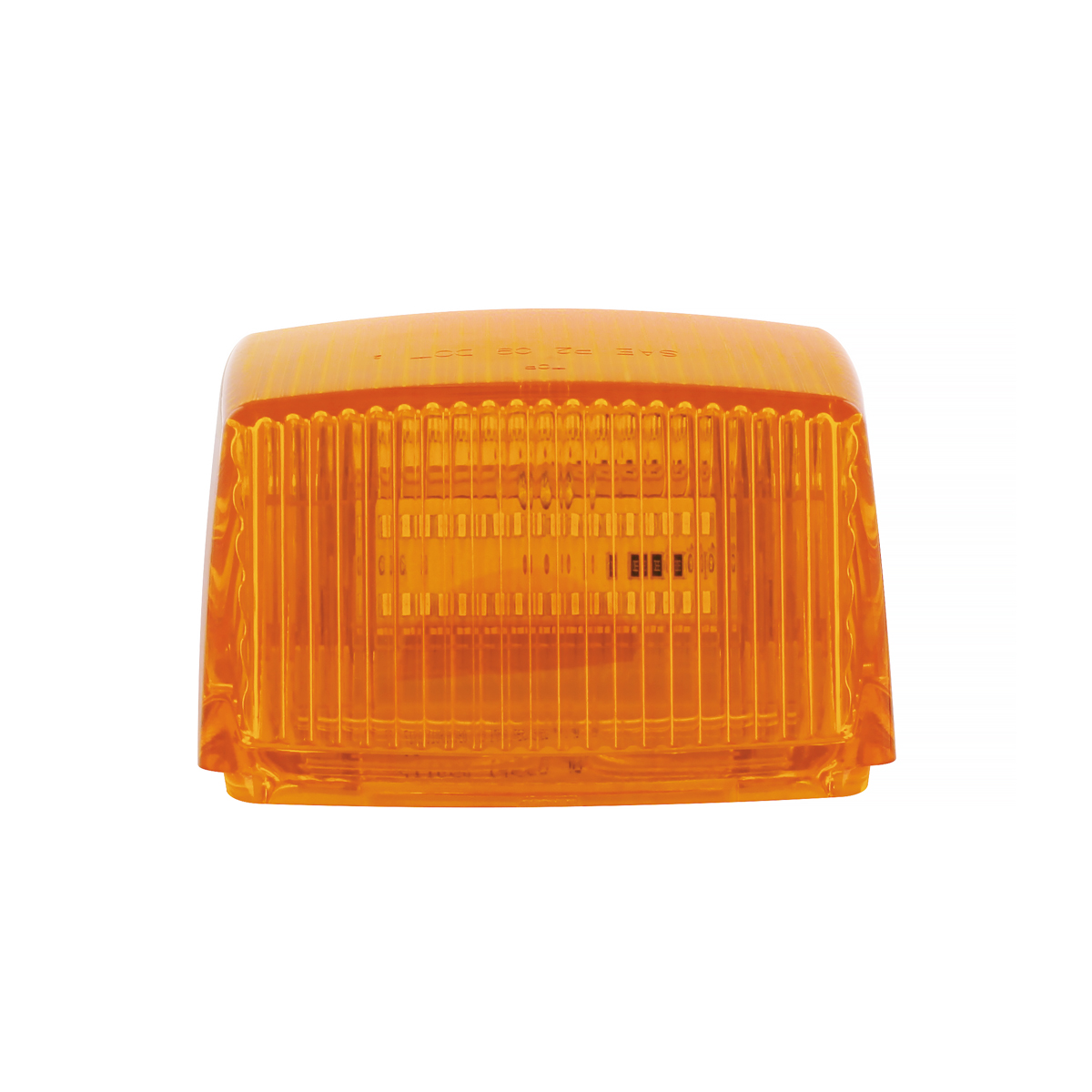 36 LED Square Cab Light - Amber LED/Amber Lens - Thumbnail 4