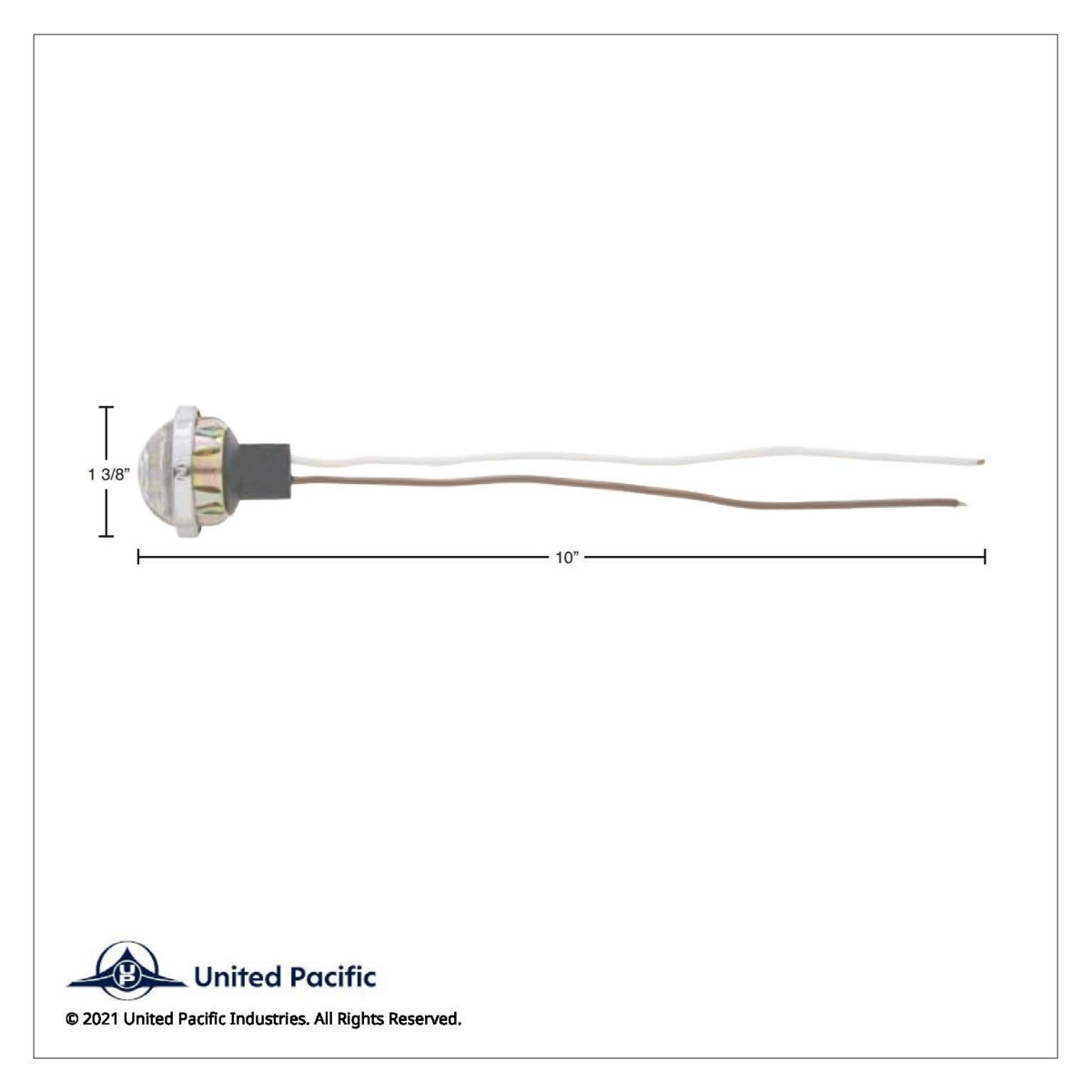 4 LED Round License Light - White LED (Bulk) - Thumbnail 12