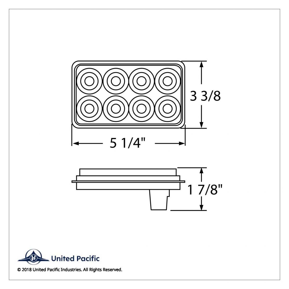 32 LED Rectangular Back-Up Light Kit - Thumbnail 5