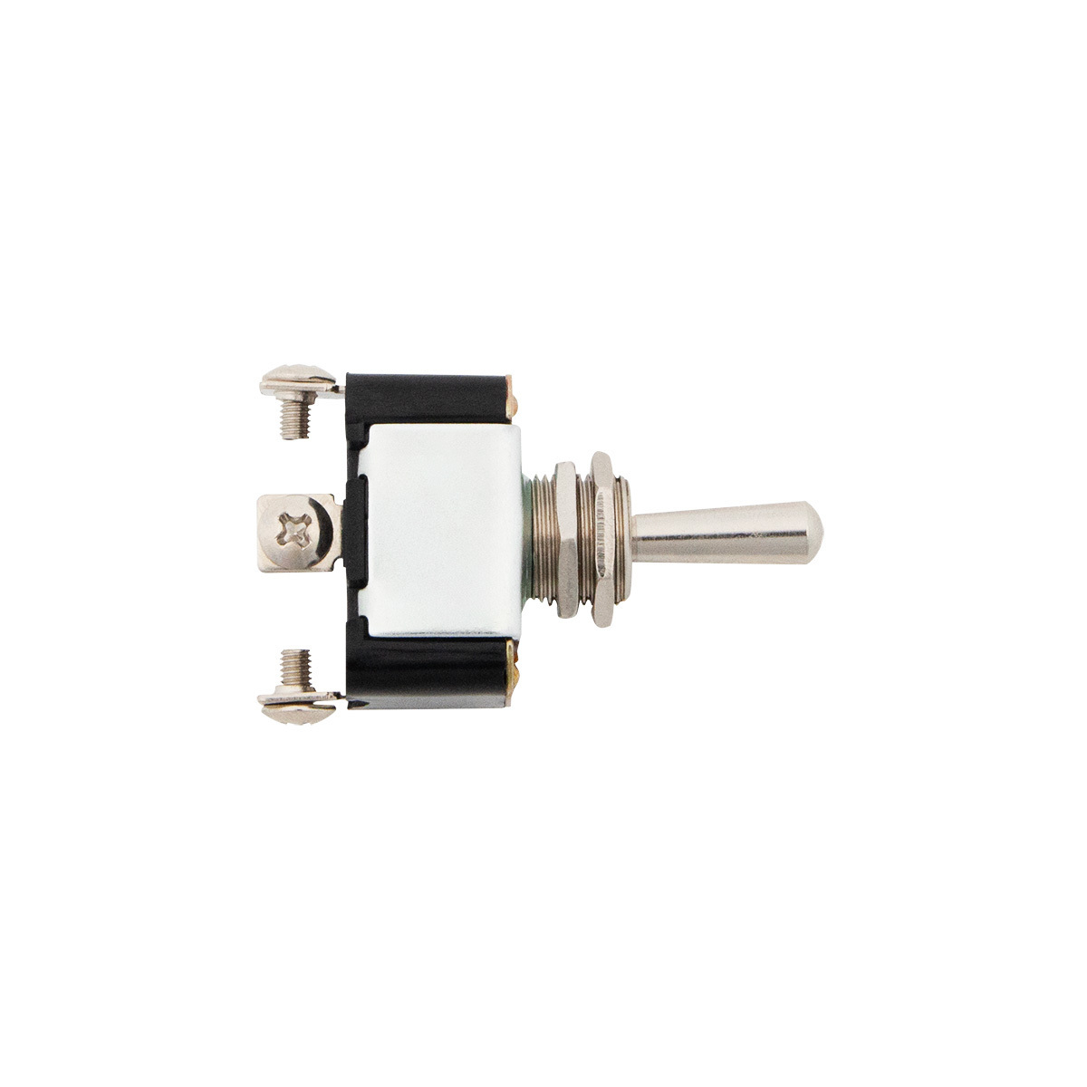 3 Pin, 10 Amp - 12V DC On-Off-On Metal Toggle Switch With 3 Screw Terminals - Thumbnail 4