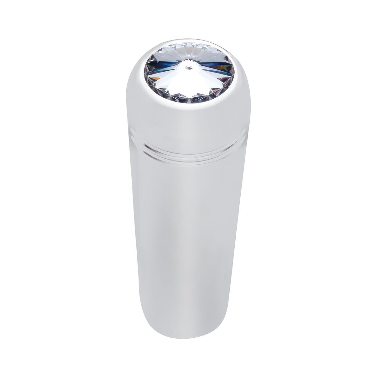 1-7/8" Short Aluminum Toggle Switch Extension With Crystal For Kenworth - Clear Crystal