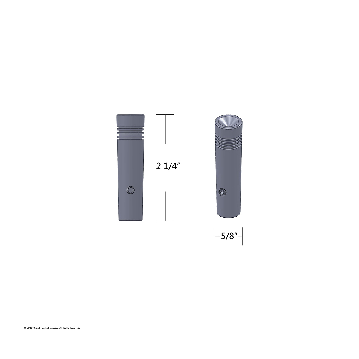 2-1/4" Long Aluminum Toggle Switch Extension With Crystal For Kenworth - Clear Crystal (2-Pack) - Thumbnail 2