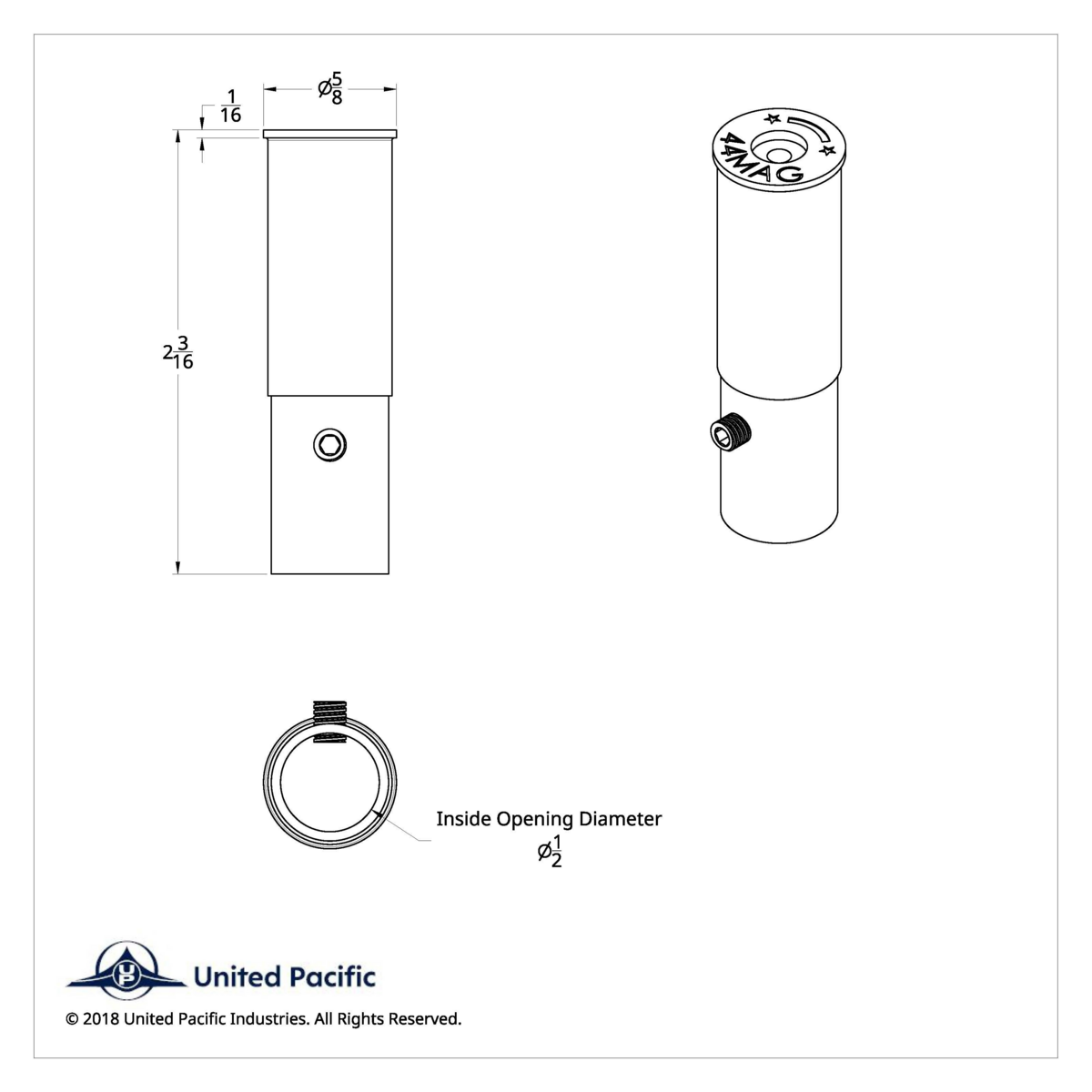 Aluminum 44-MAG Casing Style Toggle Switch Extensions For Kenworth (2-Pack) - Thumbnail 5