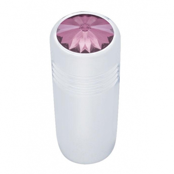 1-5/8" Short Toggle Switch Extension With Color Crystal - Purple Crystal