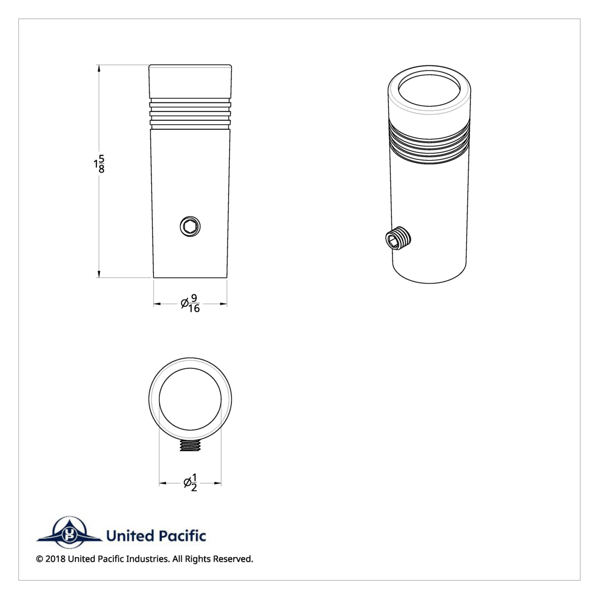 1-5/8" Short Toggle Switch Extension With Color Crystal - Red Crystal - Thumbnail 3
