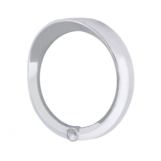 Signature Series Speed/Tachometer Gauge Bezel With Visor For 2006+ Peterbilt -Indented