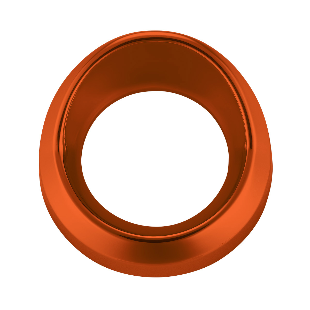 Candy Color Small Gauge Cover With Visor-Cadmium Orange - Thumbnail 2