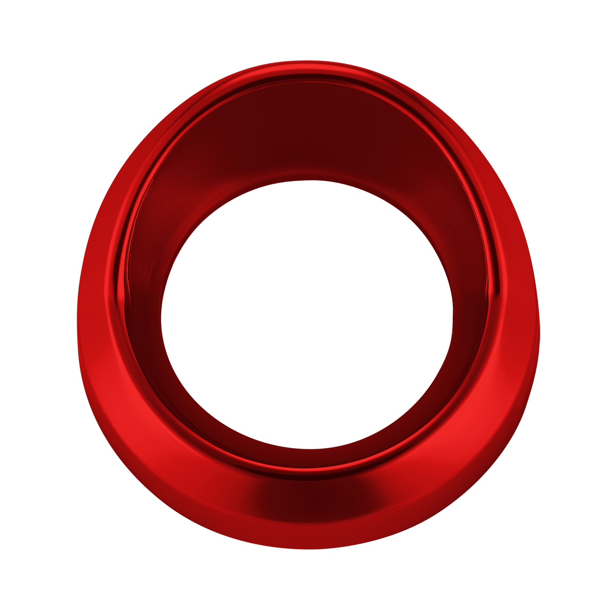 Candy Color Small Gauge Cover With Visor-Candy Red - Thumbnail 2