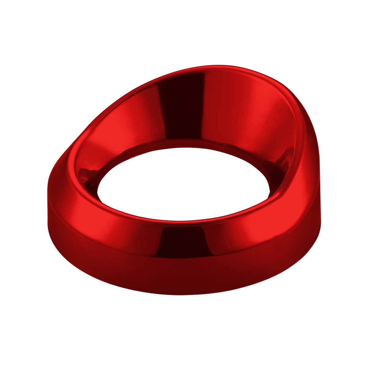 Candy Color Small Gauge Cover With Visor-Candy Red - Thumbnail 3