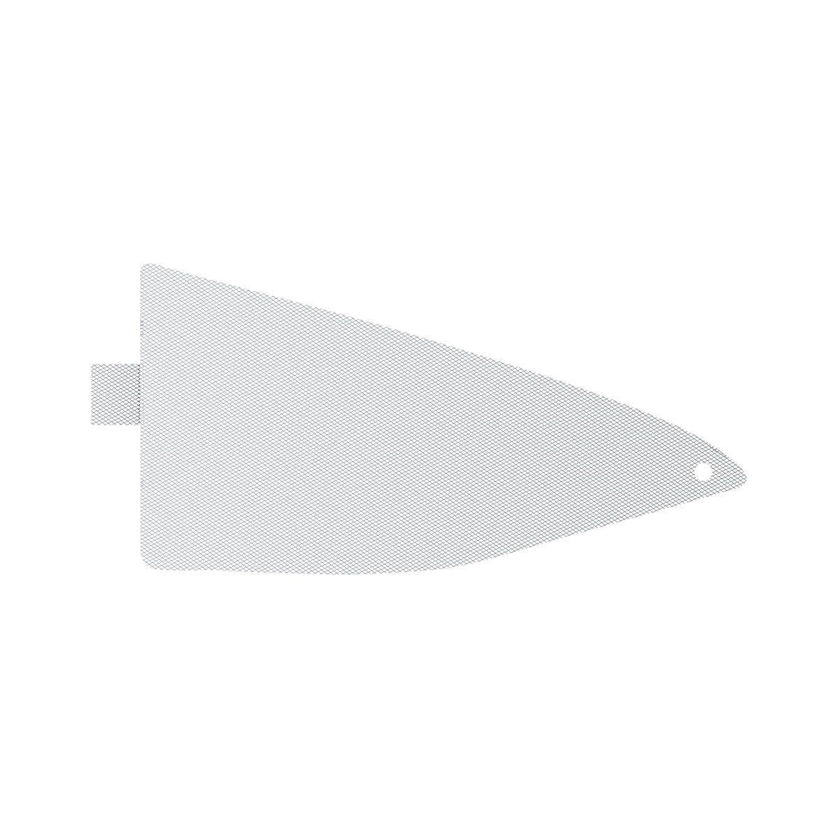 Chrome Triangular Mesh Cover For Freightliner Century (2003-2008) And Columbia (2004-2014) - Driver