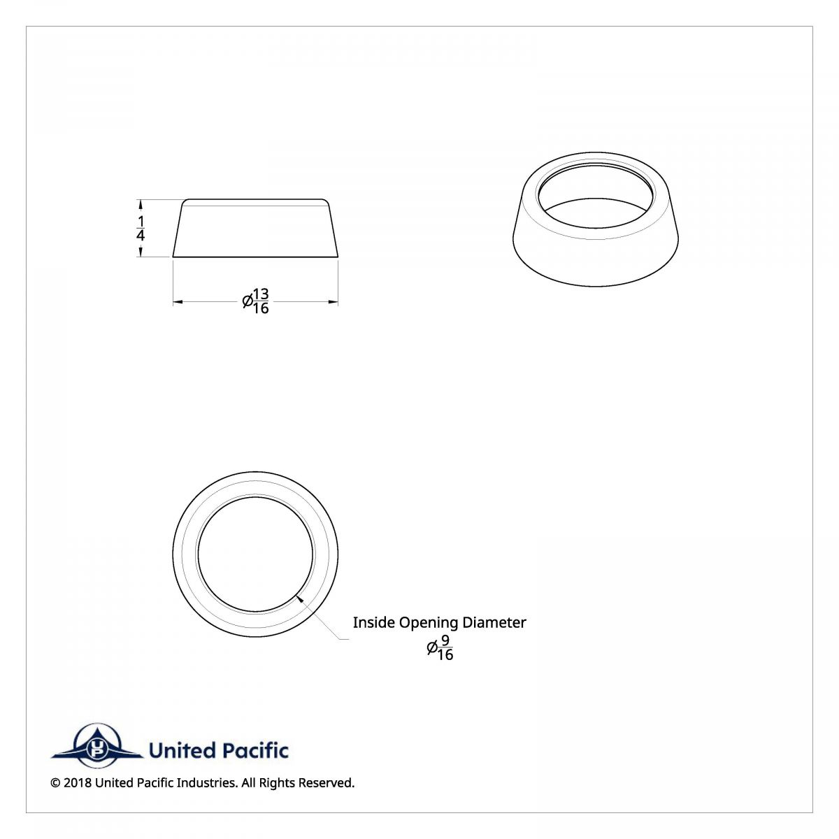 Chrome Plastic Toggle Switch Nut Cover For Freightliner (Card Of 6) - Thumbnail 2