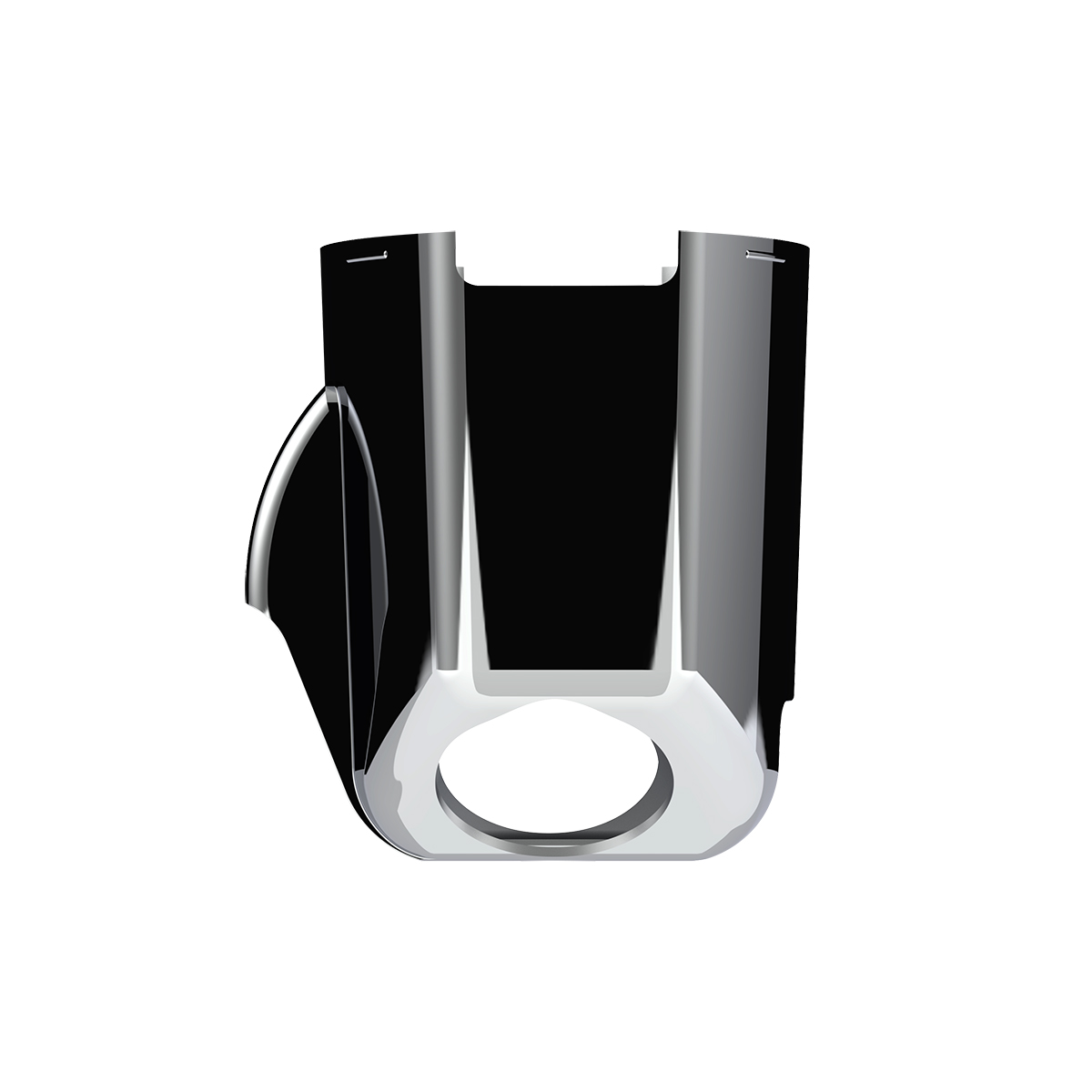 Chrome Upper Steering Column Cover For 1997-2001 Kenworth W900/T800 And Peterbilt 379/378 - Thumbnail 3