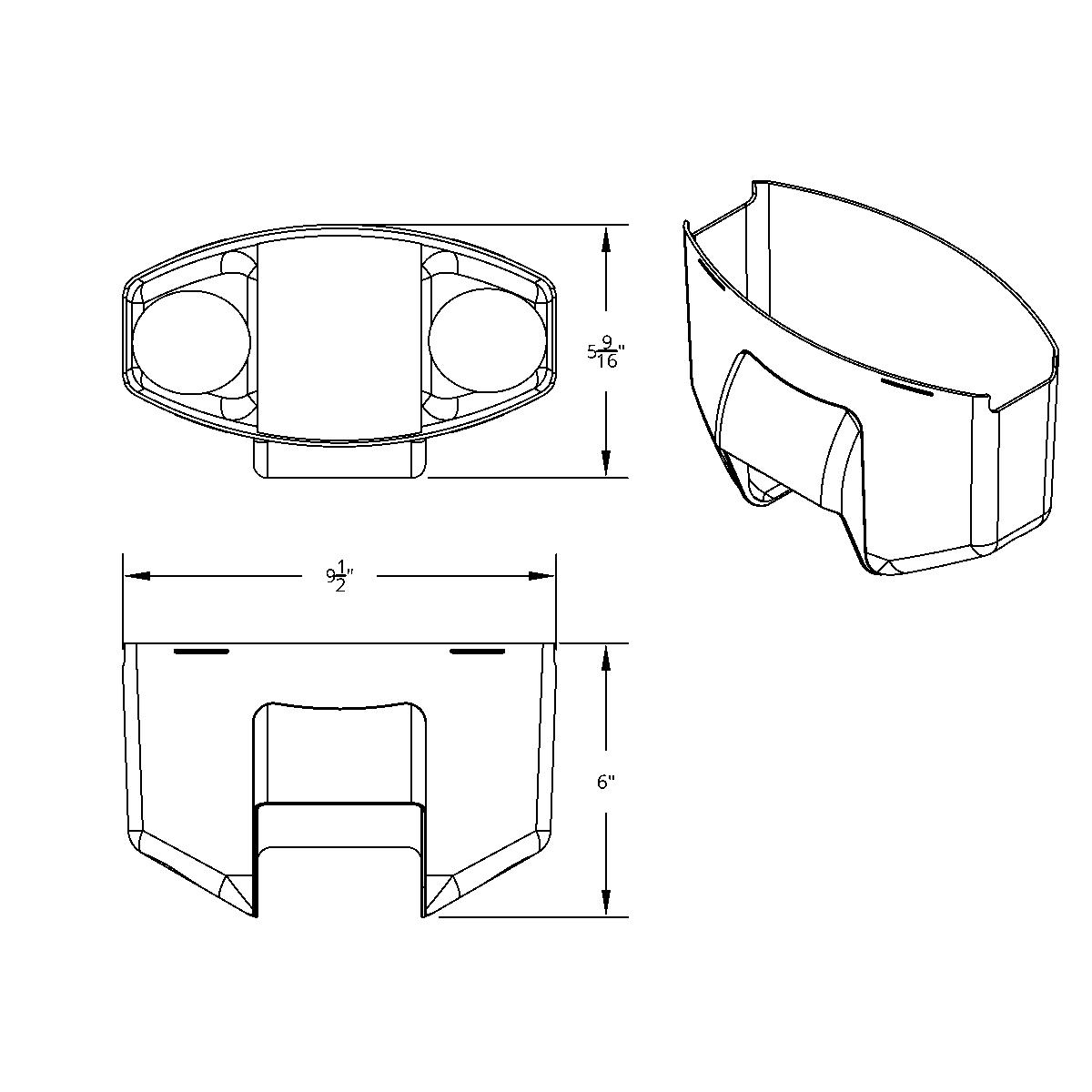 Chrome Upper Steering Column Cover For 1997-2001 Kenworth W900/T800 And Peterbilt 379/378 - Thumbnail 8