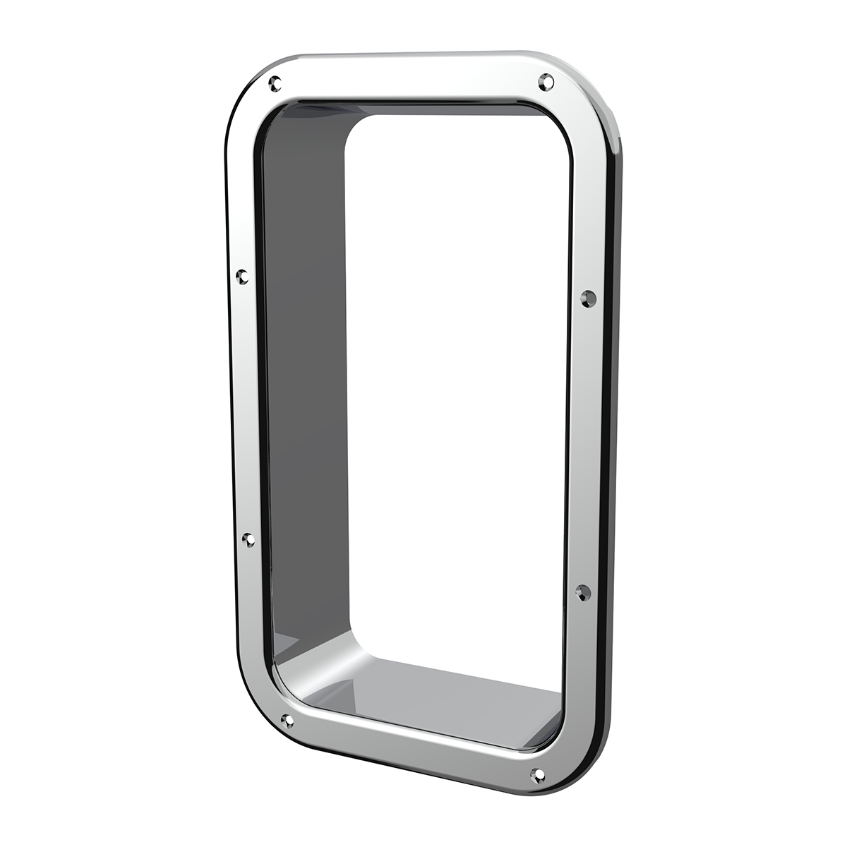 Chrome Interior View Window Trim For Kenworth W900L (1990-2005) And T800 (1986-2005) - Thumbnail 2