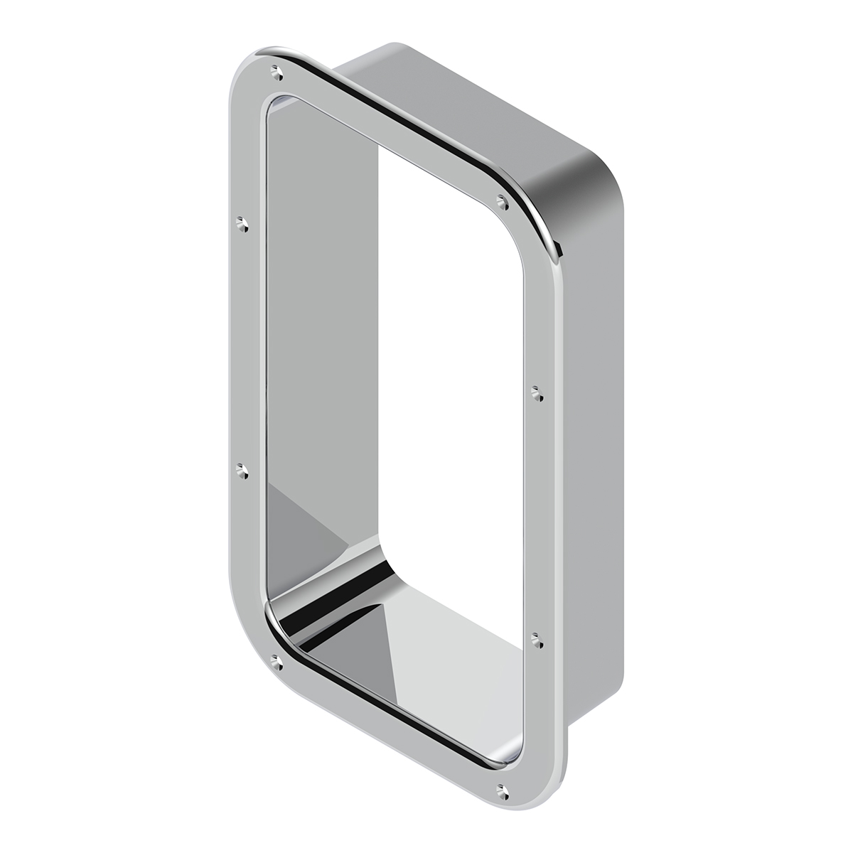 Chrome Interior View Window Trim For Kenworth W900L (1990-2005) And T800 (1986-2005) - Thumbnail 4