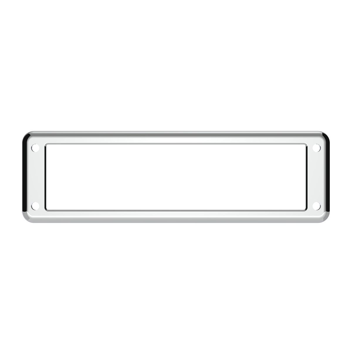 Chrome Plastic Overhead Pocket Bezel For 2000-2010 International 9900/9400/9200