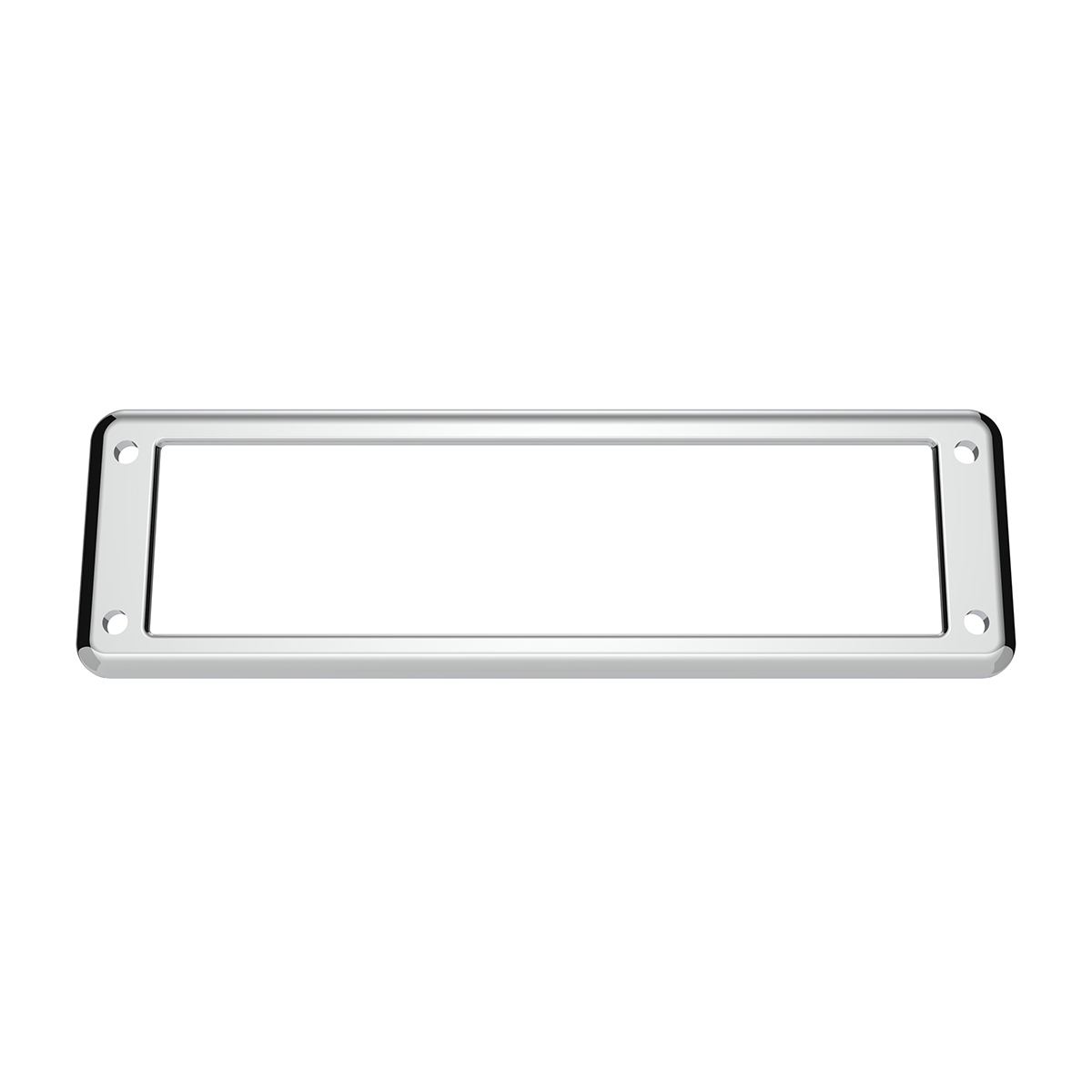 Chrome Plastic Overhead Pocket Bezel For 2000-2010 International 9900/9400/9200 - Thumbnail 2