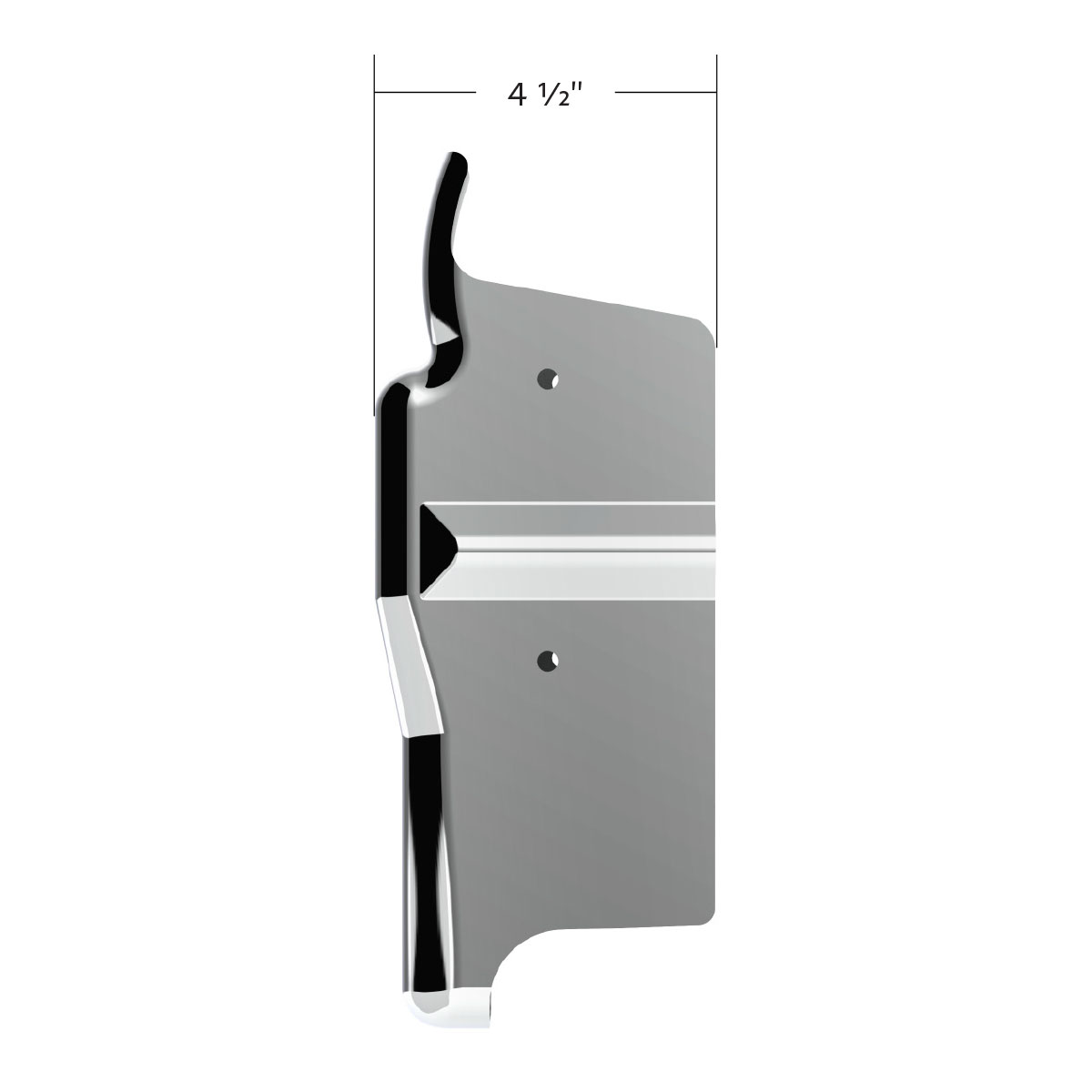 Chrome Plastic Mid Steering Column Cover For Peterbilt 379/378 (1998-2005), 335 (2005-2010), 330 (2000-2010) - Thumbnail 7